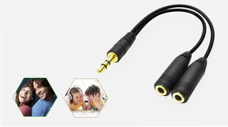 Tai Nghe Bộ Chia Dây Cáp Nối D - đánh giá và giá Audio Splitter Y