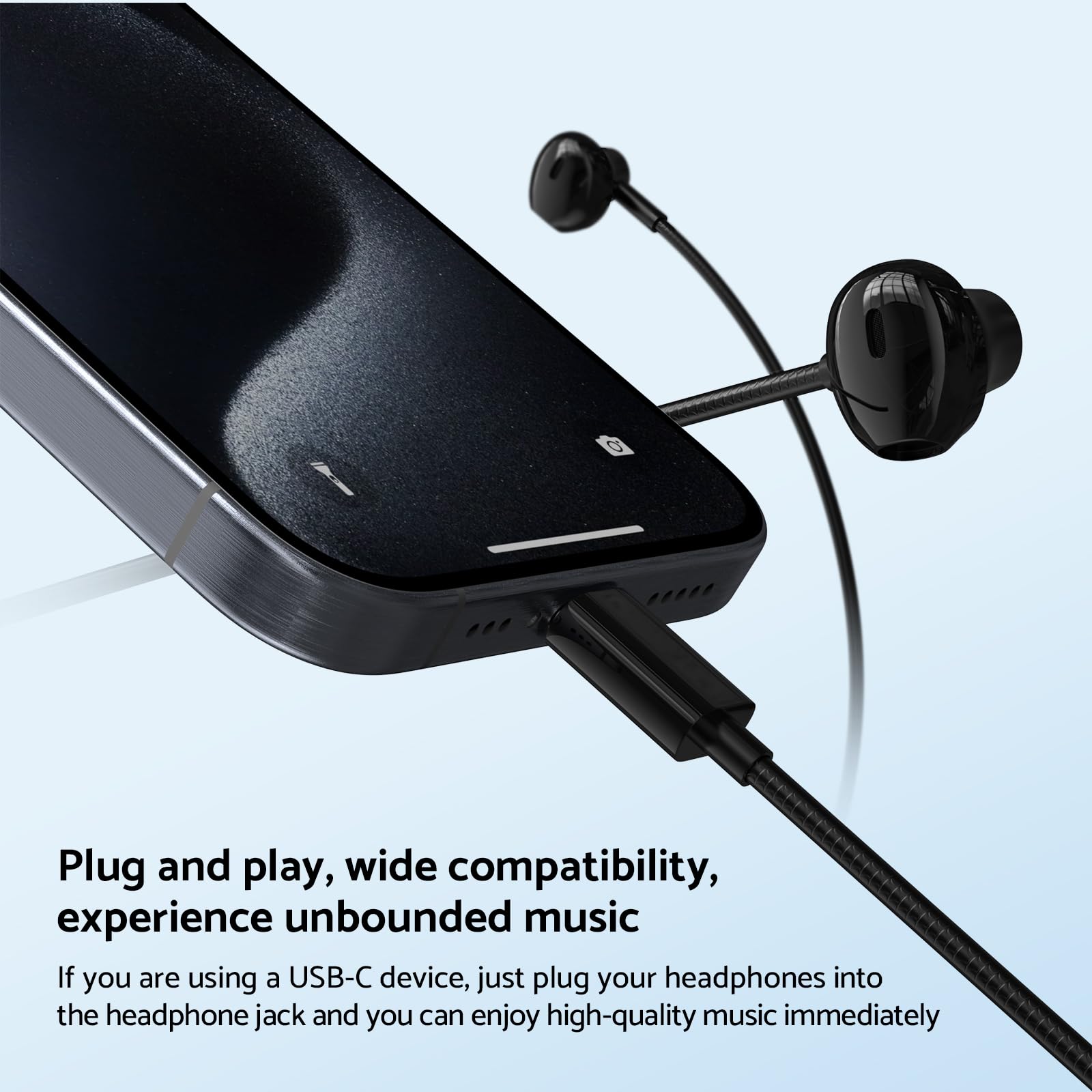 9D Bass Stereo Type C and 3.5m - đánh giá và giá Wired Earphone Mic