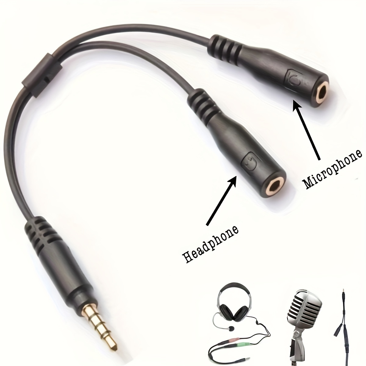 3.5mm Stereo Audio 1Male to 2  - đánh giá và giá Audio Splitter Y