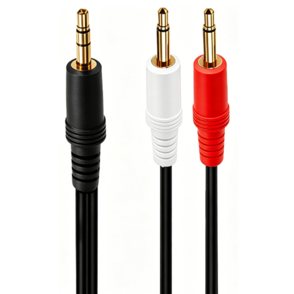 3.5mm TRS Stereo Male To Dual  - đánh giá và giá Cable Extension 3.5