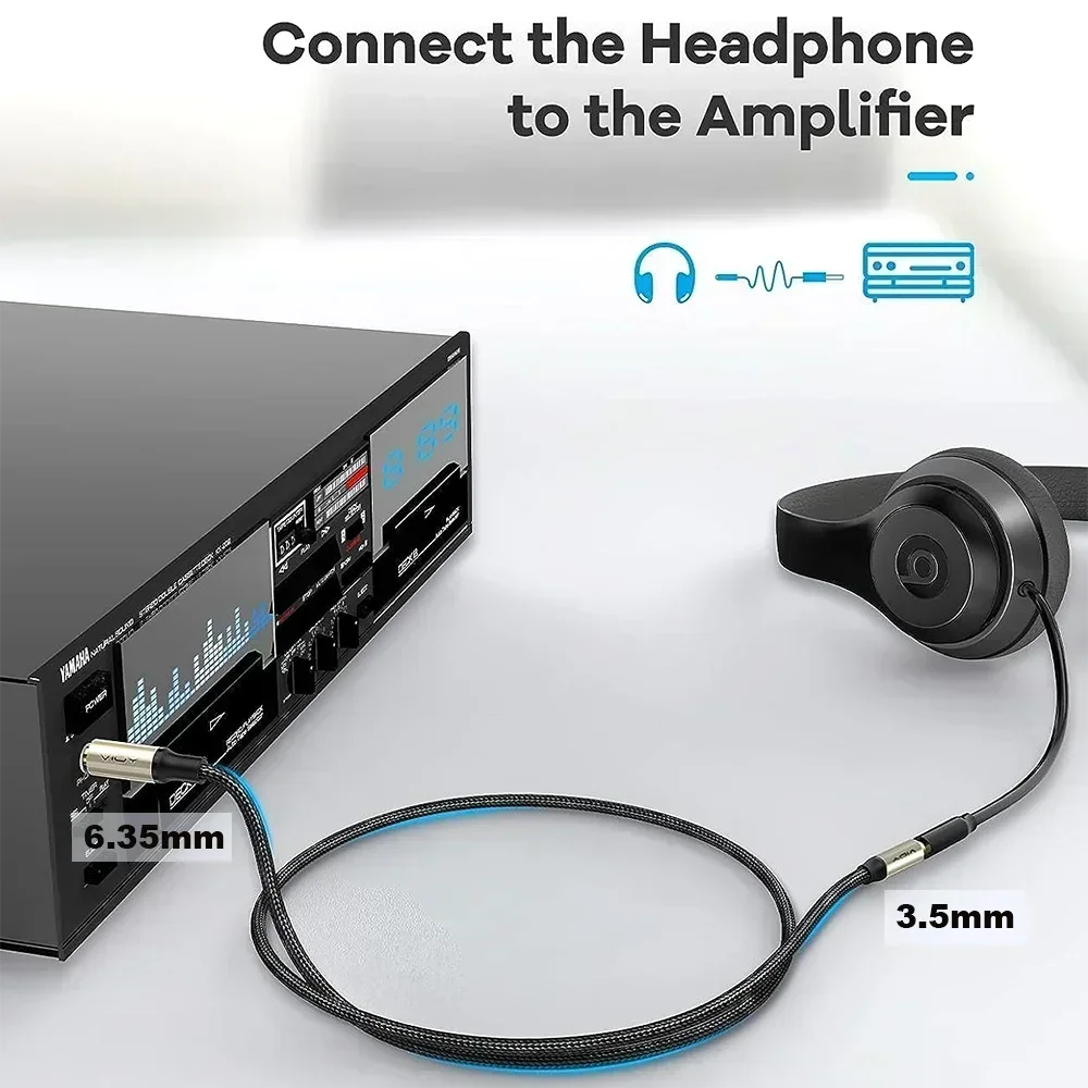 6.35mm To 3.5mm Headphone Adap - đánh giá và giá Audio Splitter Y